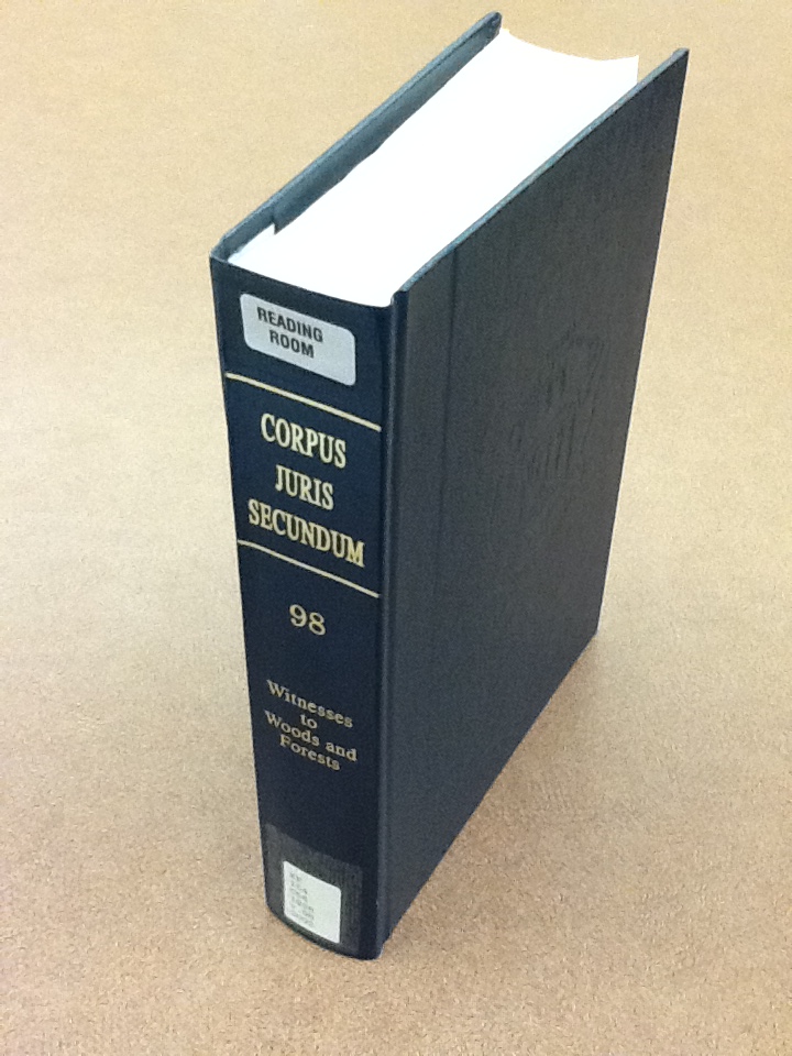 Law Library: C.J.S. is a national legal encyclopedia